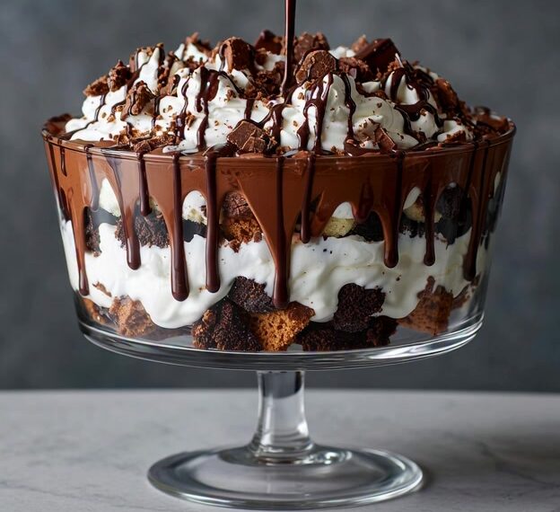 Baileys Chocolate Cheesecake Trifle