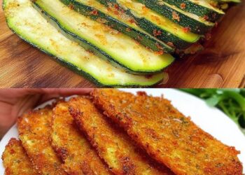 Breaded Zucchini Slices with Parmesan