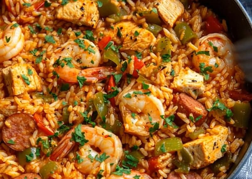 Chicken and Shrimp Jambalaya Recipe