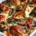 Savory Chicken Spinach and Mushroom Low-Carb Casserole Happiness