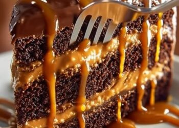 Decadent Caramel Chocolate Cake