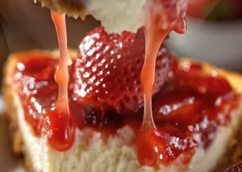 Strawberry Cheesecake Dump Cake