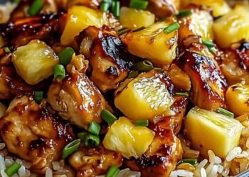 Pineapple Chicken and Rice Bowl