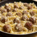 Meatballs with Cream and Pasta – One-Pot Meal