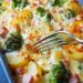 Creamy Ham & Broccoli Potato Bake