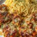 Garlic Butter Chicken Bites with Creamy Parmesan Fettuccine