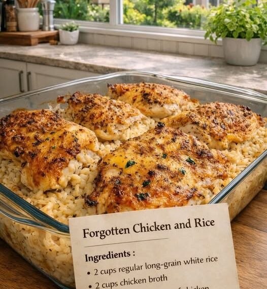 Forgotten Chicken and Rice