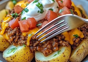 Taco Loaded Baked Potatoes