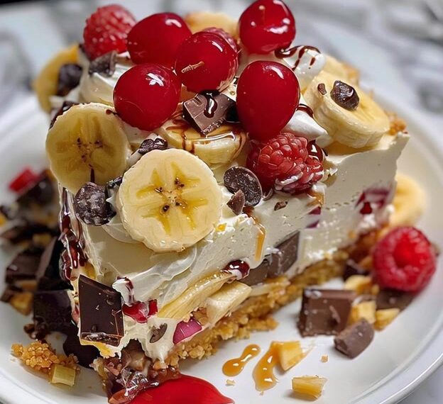 Banana-Strawberry Cheesecake Recipe – Creamy, Fruity & Irresistible Dessert Guide