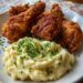Crispy Fried Chicken & Creamy Mashed Potatoes
