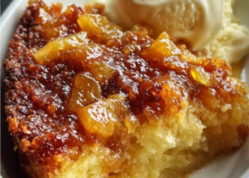 Gooey Amish Pineapple Dump Cake