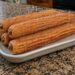 Traditional homemade churros