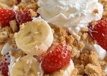 ​ Strawberry Banana Cheesecake Salad 