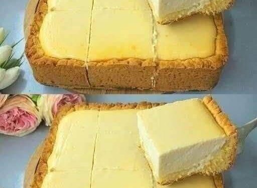 Mediterranean Baked Yogurt Cheesecake Bars