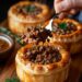 Buttery Irish Mini Beef Pies with Flaky Pastry Crust