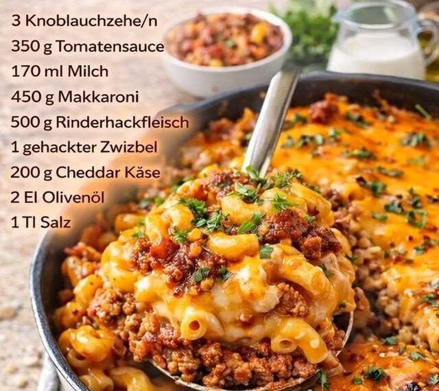 Käseburger Pfanne