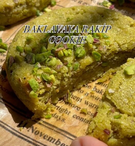 🍃 Pistachio Butter Cookies