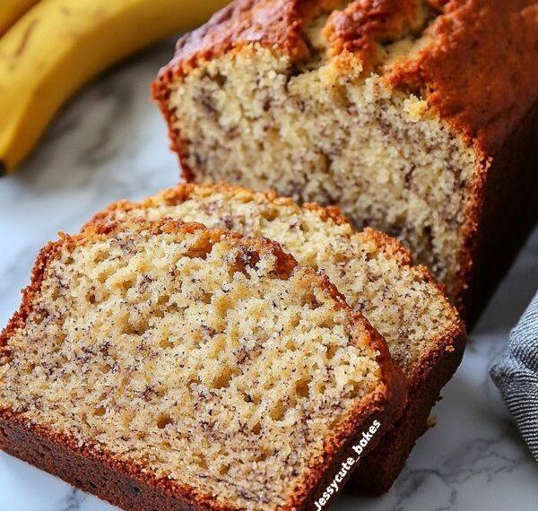 Skinny Oat Flour Banana Bread