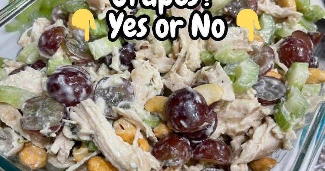 Chicken Salad with Grapes.