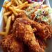Crispy Fried Chicken Box with Fries & Coleslaw 🍗🍟