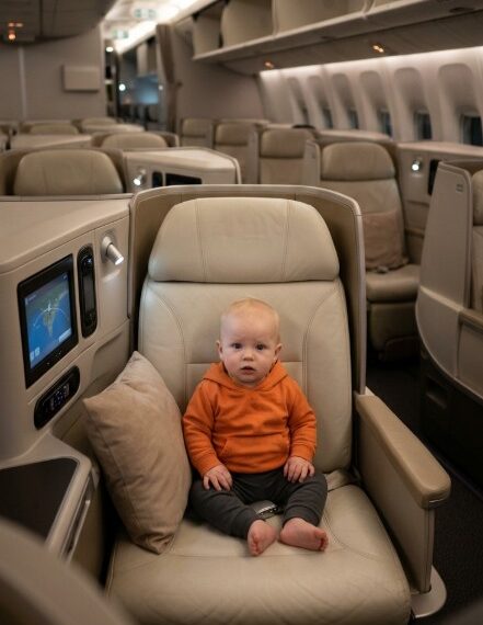 Flight Attendant Discovers A Baby Abandoned Alone In Business Class With A Note Carrying Her Name — And What Happened Afterward Changed Her Life Forever.
