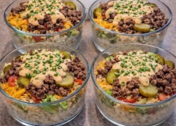 Big Mac Cheeseburger Protein Bowl