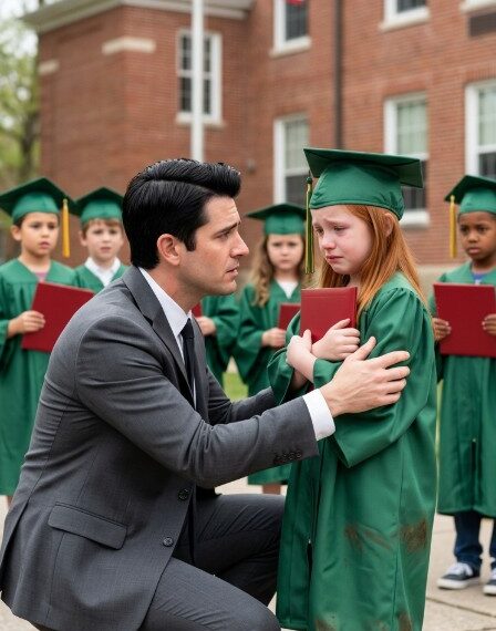 On Graduation Day, a Lonely Orphan Girl Walked Up to a Wealthy Stranger and Asked Him One Heartbreaking Question: