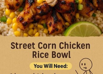 Street Corn Chicken Rice Bowl