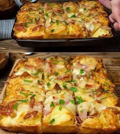 A unique and different potato omelet