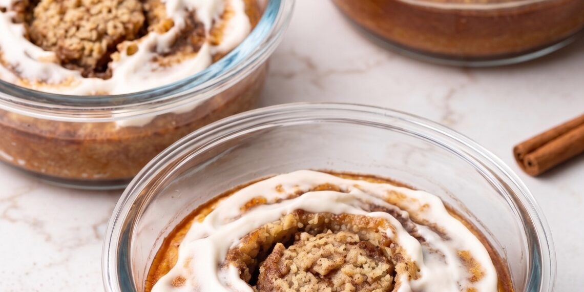 Cinnamon Roll Baked Oats