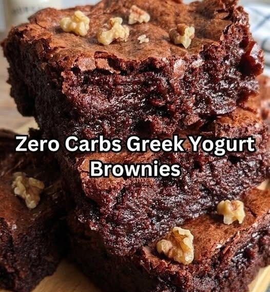 Keto Greek Yogurt Brownies