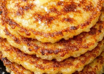 Crispy potatoes Latkes