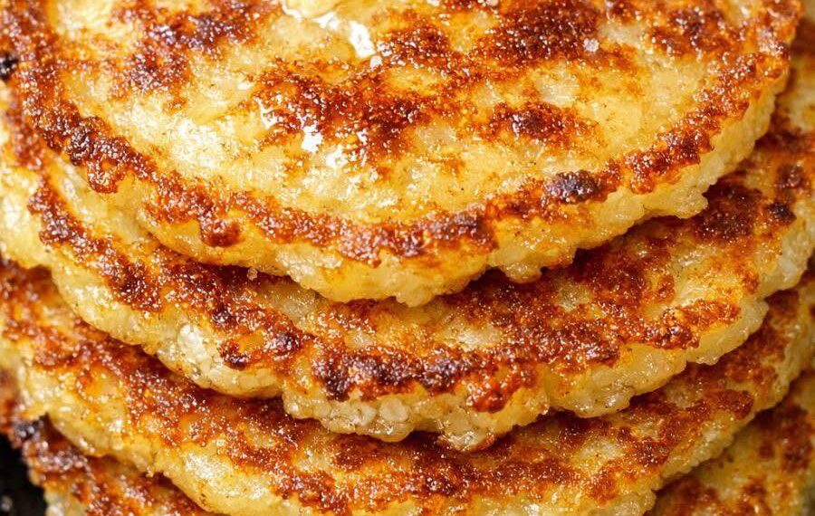 Crispy potatoes Latkes