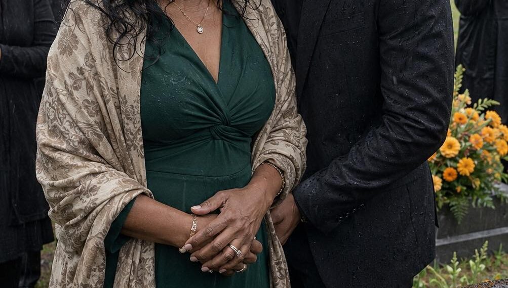 At my husband’s funeral, my son squeezed my hand. And he whispered, “You’re no longer part of this family.”