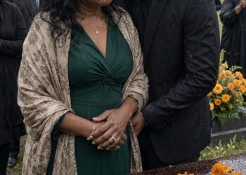 At my husband’s funeral, my son squeezed my hand. And he whispered, “You’re no longer part of this family.”