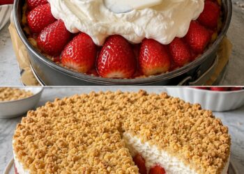 Strawberry Flake Slices 🍰