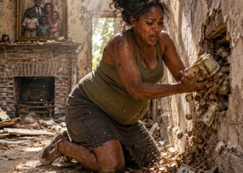 A pregnant widow bought a crumbling house for almost nothing… but what she uncovered behind an old painting would change her life forever.