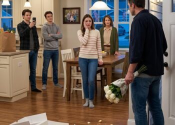 I Came Home With Cake and Roses—And Found My Family Destroying My Wife in Our Dining Room