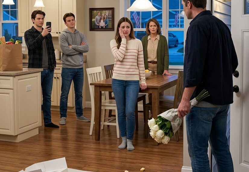I Came Home With Cake and Roses—And Found My Family Destroying My Wife in Our Dining Room