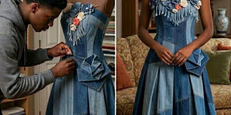 My Brother Sewed One from Our Late Mom’s Jeans Collection, and What Happened Next Made Her Jaw Drop