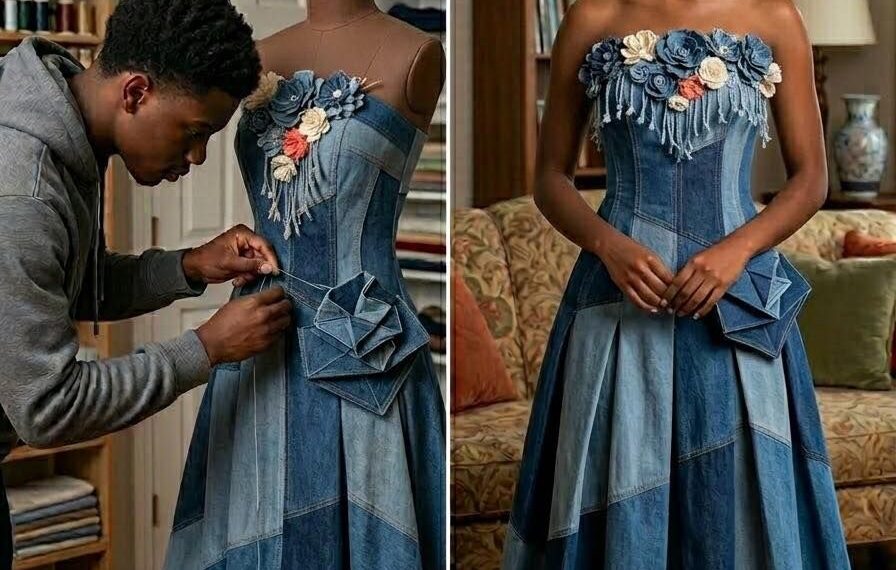 My Brother Sewed One from Our Late Mom’s Jeans Collection, and What Happened Next Made Her Jaw Drop