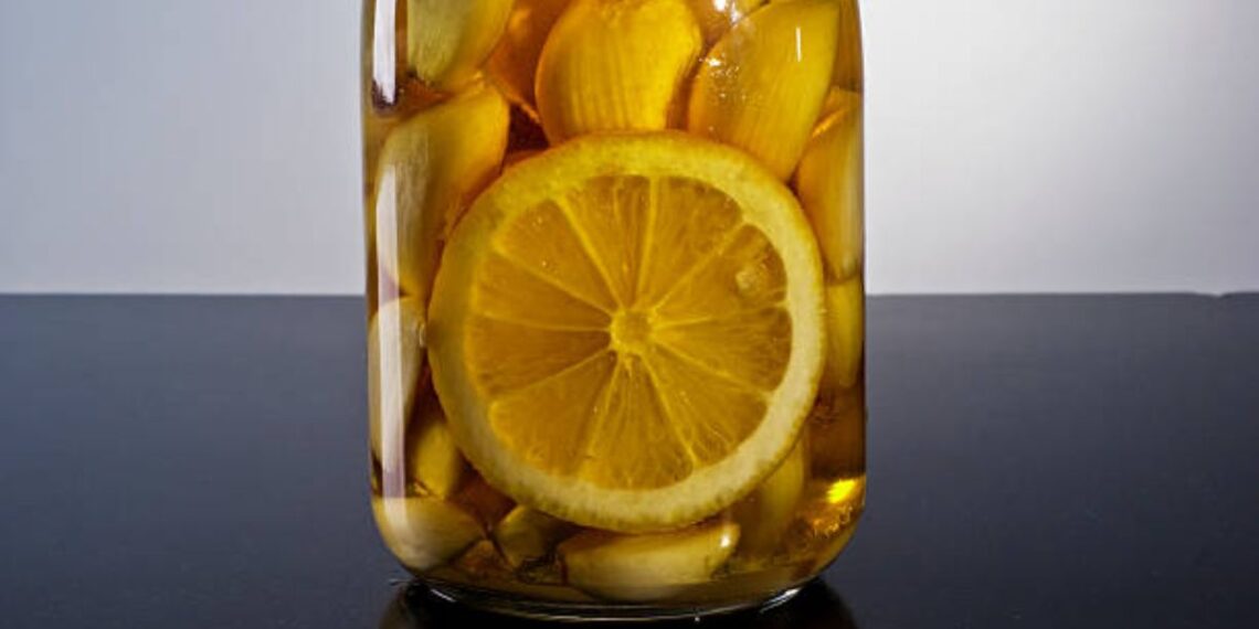 Lemon Garlic Ginger & Honey Wellness Elixir