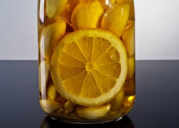 Lemon Garlic Ginger & Honey Wellness Elixir