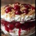 Delectable Cherry Cheesecake Fluff | No Bake Christmas Desserts