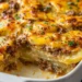 Cheesy Hamburger Potato Casserole