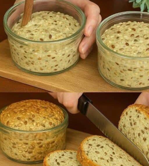 I don’t eat wheat flour! Bread in a jar in a minute!