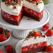 Strawberry Chocolate Cream Cake 🍓🍫