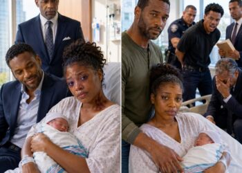 I was holding my newborn when my uncle walked into the hospital room and saw the dark handprints on my neck. 