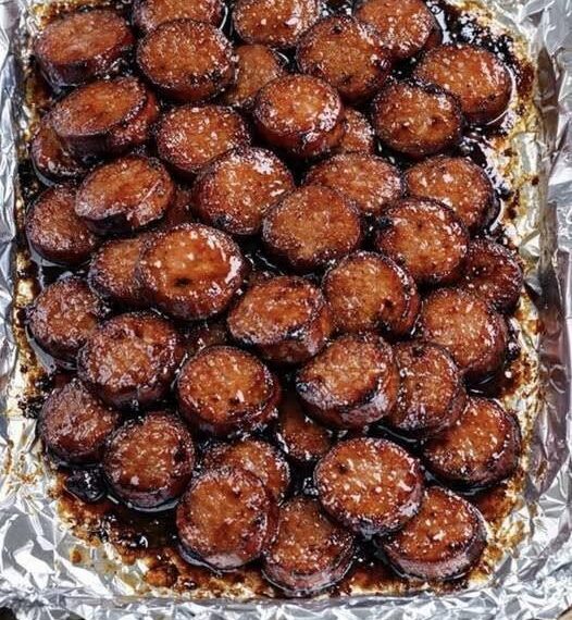 Easy Candied Kielbasa Bites Recipe