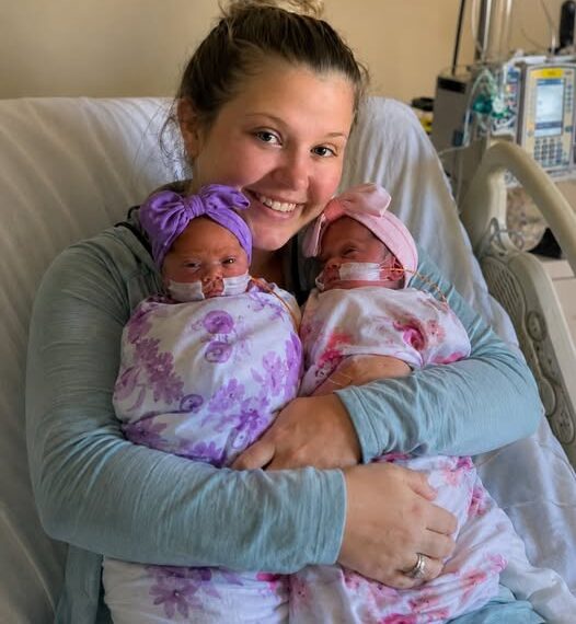 Her twins were born two months premature, and both girls had Down syndrome. But what her mother-in-law told her during the pregnancy shocked everyone…